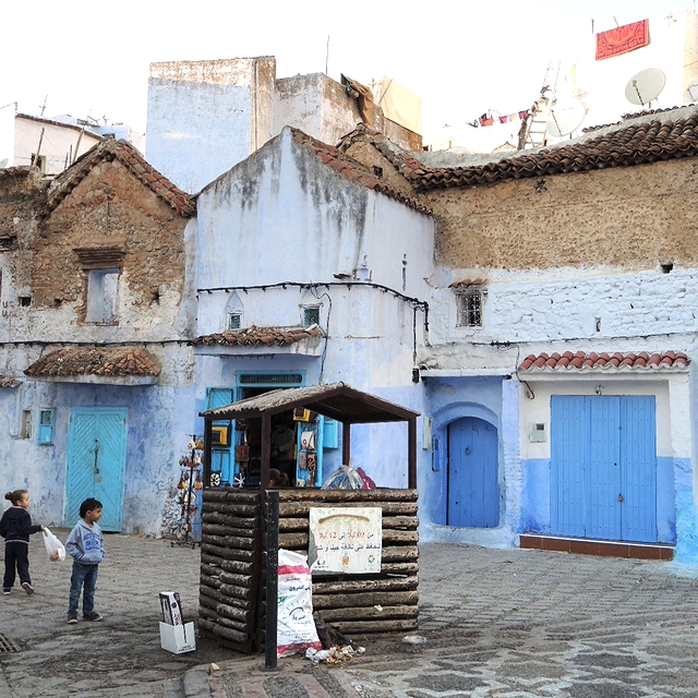 Marokko : veel blauw in Chefchaouen