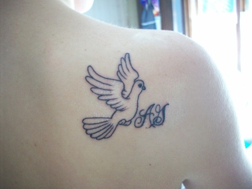 white dove tattoos