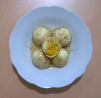 Kahvaltılık haşlanmış yumurta kızartması tarifim