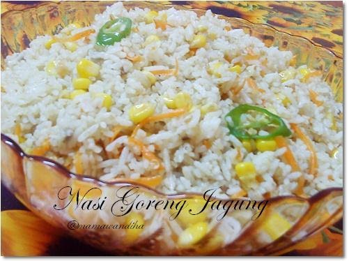 Dari Dapur MaDiHaA: Nasi Goreng Jagung