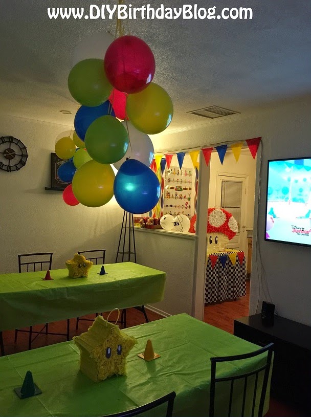  DIY  Birthday  Blog Super Mario  Brothers Birthday  Party 