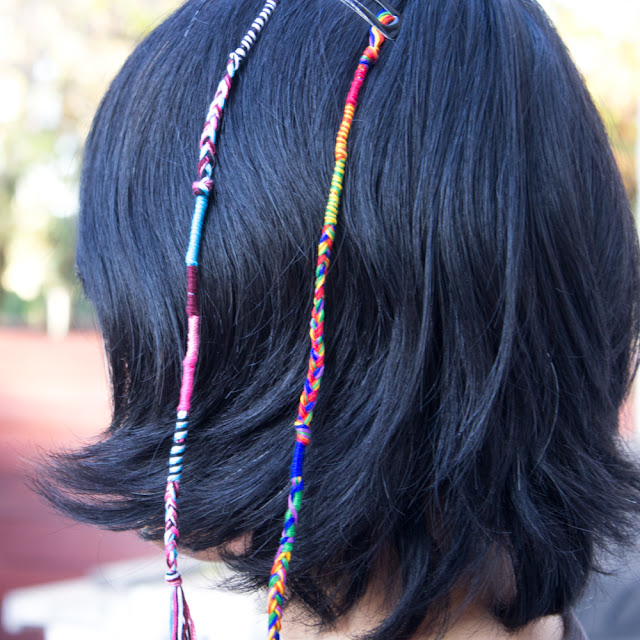 DIY Clip In Hair Wrap Extensions- fun Craft for kids to make for themselves or other friends