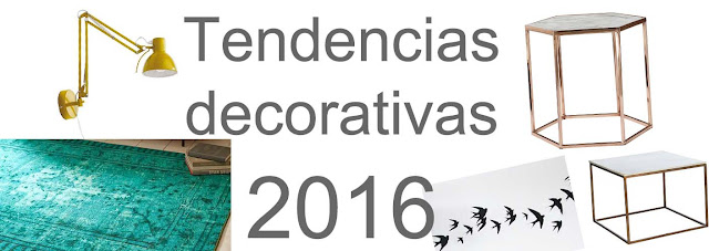 Tendencias en decoración para 2016