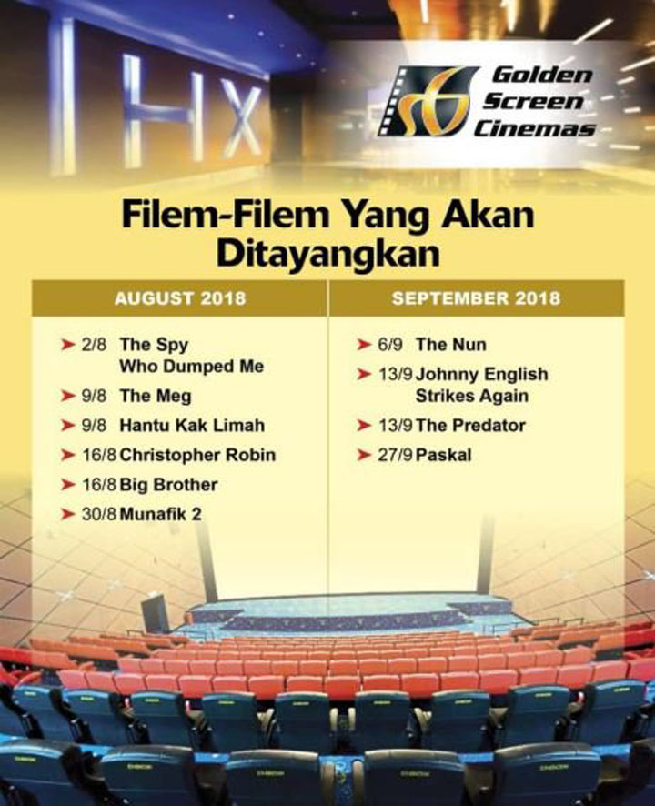 Tiket Wayang Cuma RM8/RM10 Sepanjang Ogos September