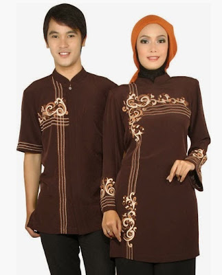 Model Baju Muslim Couple Lebaran