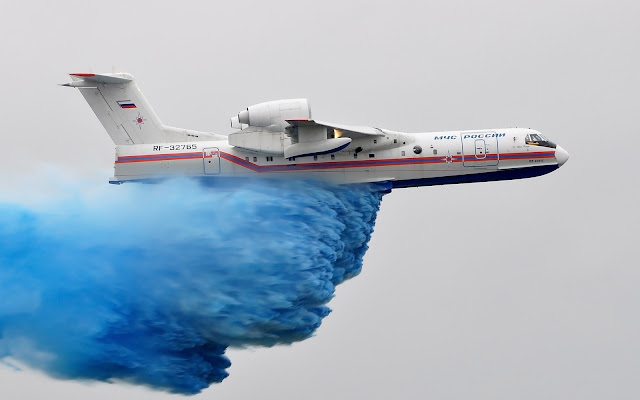 beriev be-200 water bombing