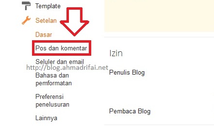 Tutorial Menambahkan Pesan Di Atas Kolom Komentar