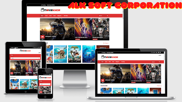 Moview Premium Blogger Theme Free Download By ALK Soft Corporation