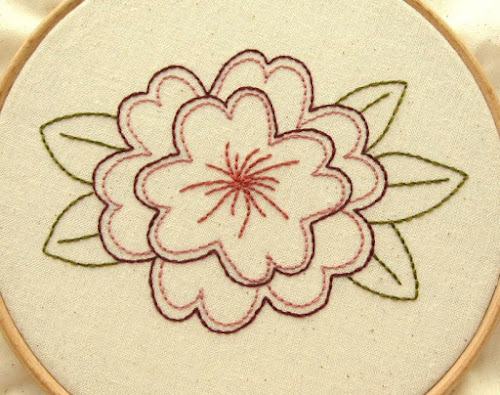 Flower Embroidery Pattern