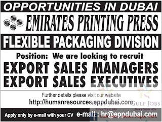 Dubai job opportunities emirates printing press