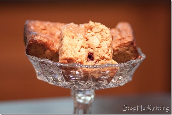Raspberry Blondies