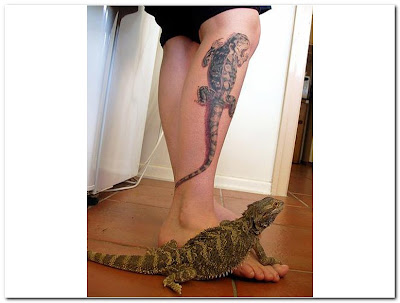 bearded dragon tattoo