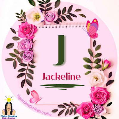 Cartel para imprimir del nombre Jackeline gratis