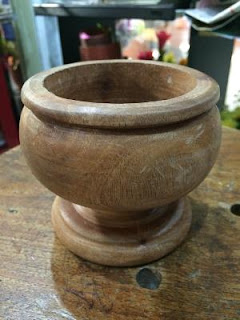 pot kayu bulat tanpa sambungan