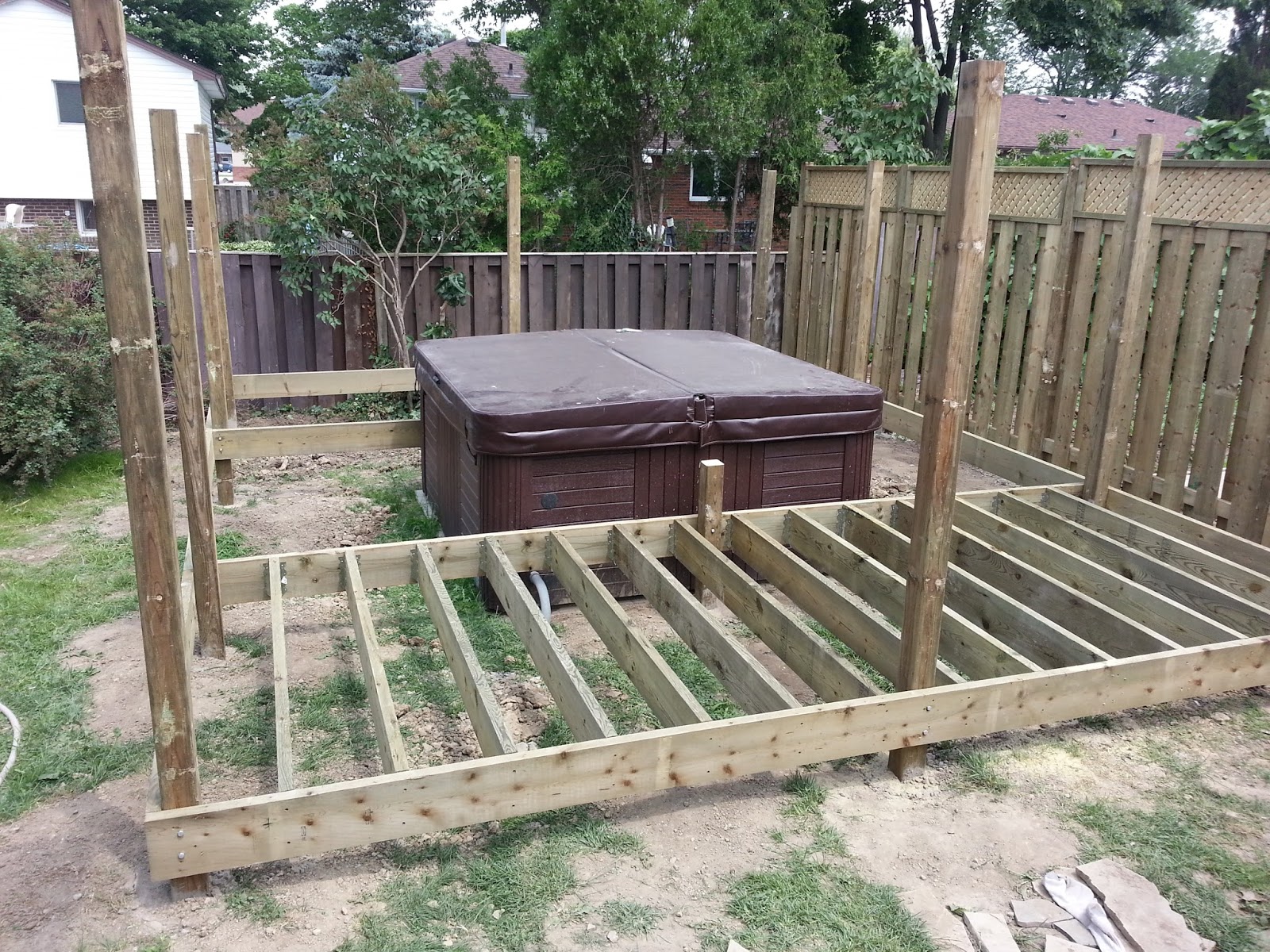Do It Yourself Builds How to Build a Deck with a Hot Tub 