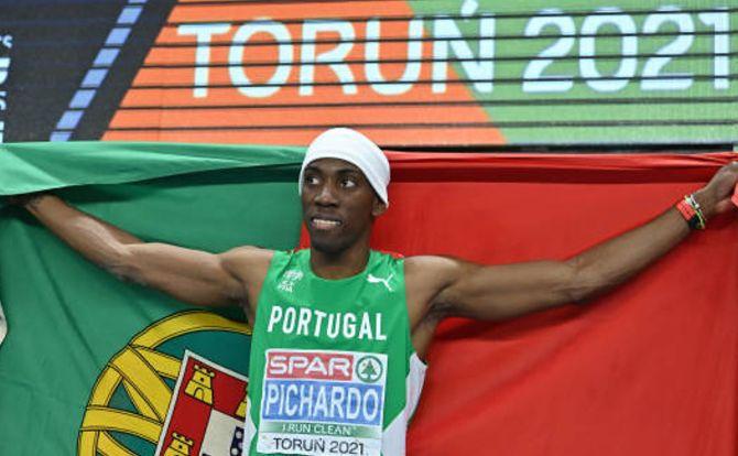 Benfica - Pedro Pablo Pichardo Campeão Europeu de Pista Coberta