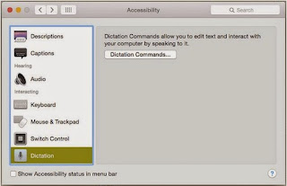 MAC Accessibility Dictation