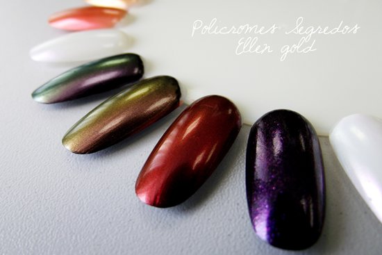 Ellen Gold Segredos - Swatches Policromes