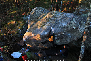 Clélia dans Ma Gueule, 7b+/c, Apremont