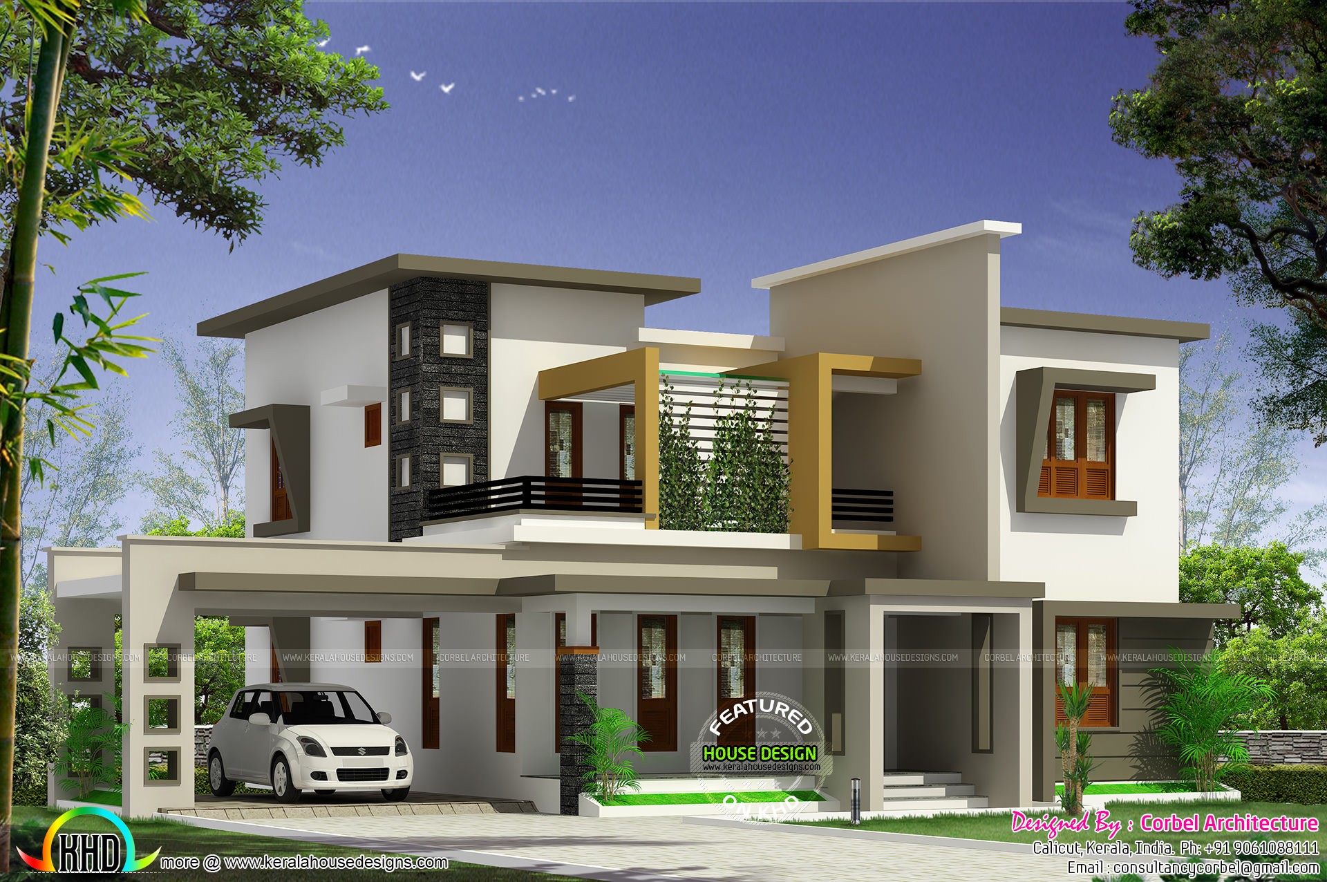 January 2019 Kerala home  design  and floor plans  8000 
