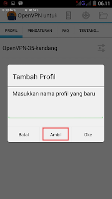 Tutorial VPN for Android