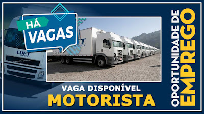 vaga para motorista em são paulo
