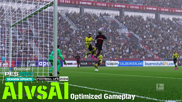 PES 2021 & Football Life 2024 - Optimized AI vs AI Gameplay Mod By Natsur