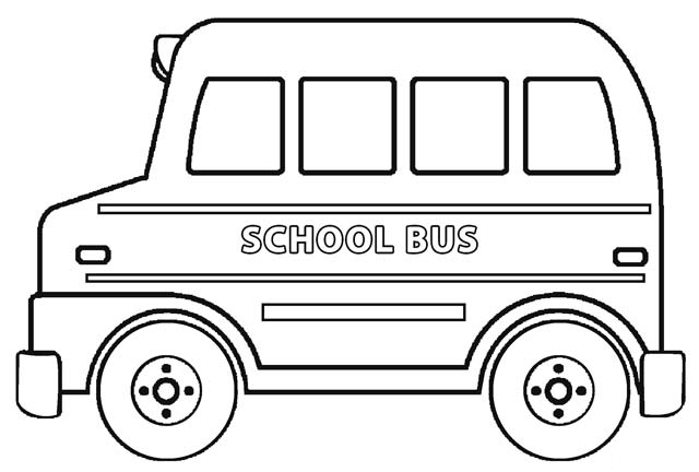 Kumpulan Gambar Mewarnai Bus Sekolah Yang Mudah Terbaru