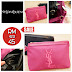 YVES SAINT LAURENT Parfums Wristlet (Pink) ~ SALE!