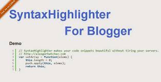 How to formatting Code Snippets to blogger Post with Syntaxhighlighter