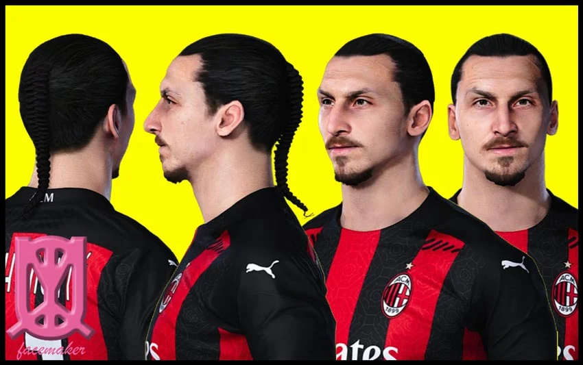 Zlatan Ibrahimović Face For eFootball PES 2021