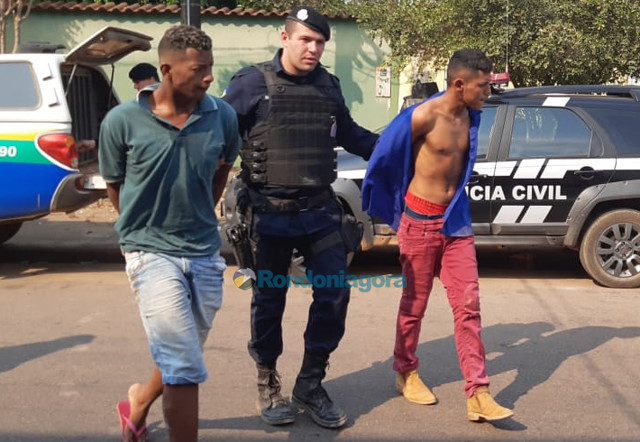 Vídeo: Após tiroteio, bandidos que tentaram assaltar escola são presos pela PM