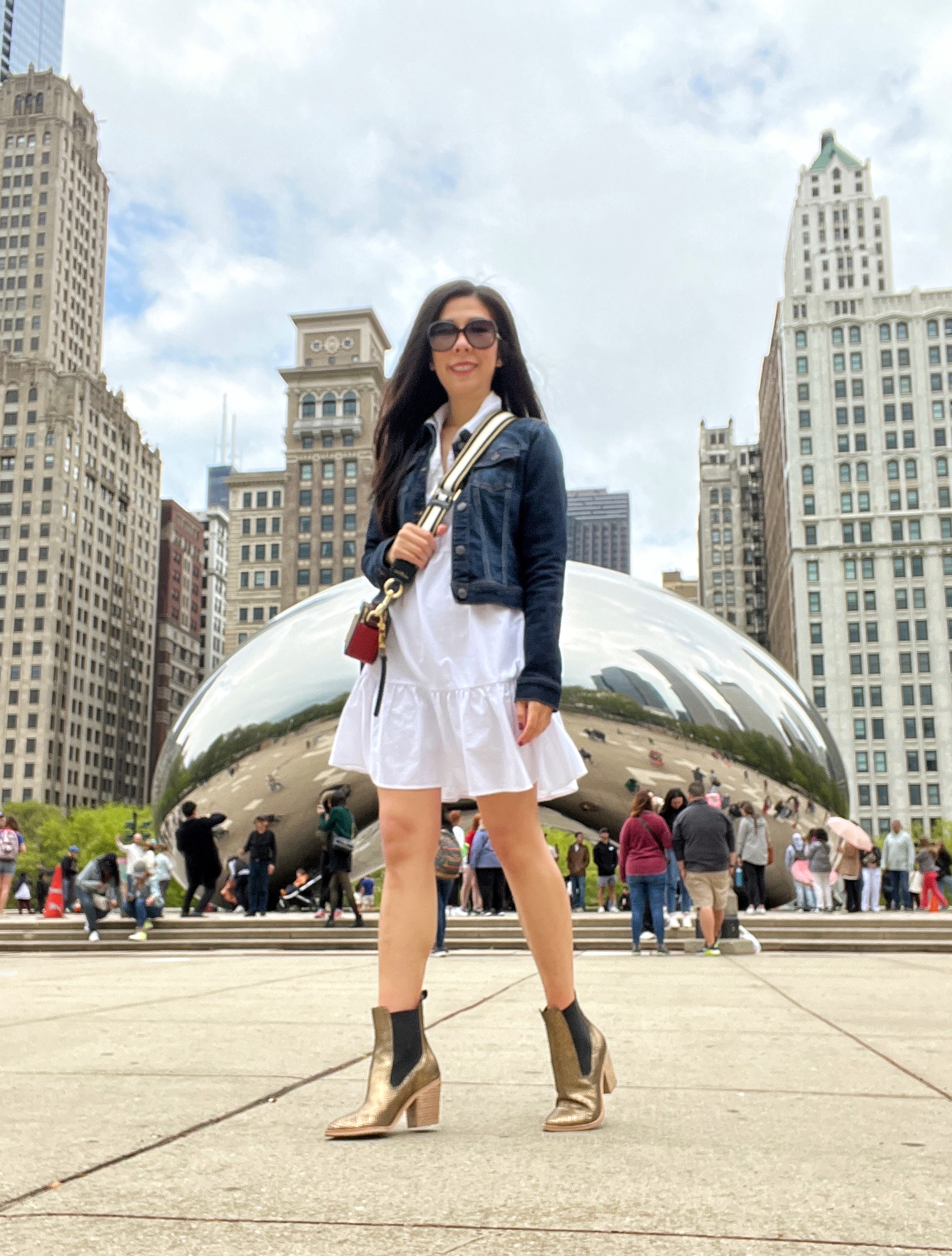 The Bean in Chicago_Cloud Gate_what to do in CHicago_Adrienne Nguyen