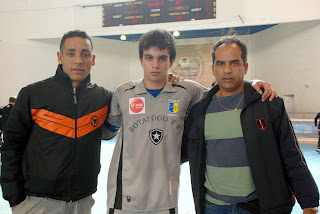  Secretário de Esportes Alexandre da Trindade, goleiro do Botafogo André Regh e Subsecretário Marcelo Quintanilha   