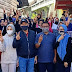 Acungkan Salam Dua Jari, Senam Pagi Fiyos dengan Warga Kelurahan Sungai Penuh Meriah