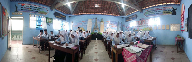 dekorasi ruang kelas smp terbaru