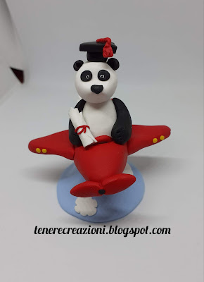 Cake topper laurea aerospaziale