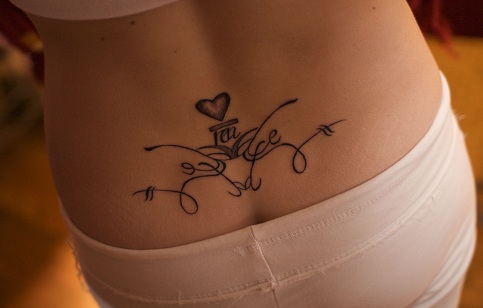 lower back heart tattoos. Back Heart Tattoos is this