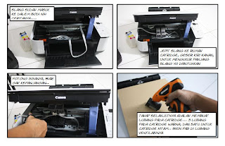 Cara Memasang Sistem Infus Printer Canon MP250