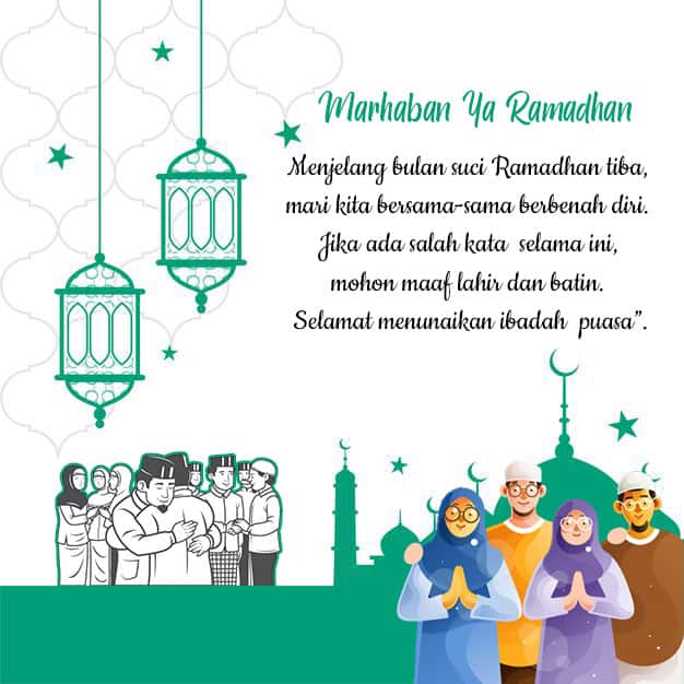 Ucapan Minta Maaf Menjelang Ramadhan 2021 Lengkap Gambar Review Teknologi Sekarang