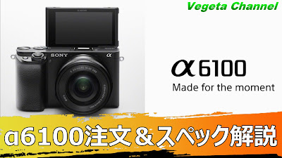  SONY α6100予約注文 ＆ α6100,α6400,α6500,α6600スペック解説