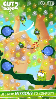 Download Cut the Rope 2 Apk v1.6.8 Mod (Free Shopping) Versi Terbaru