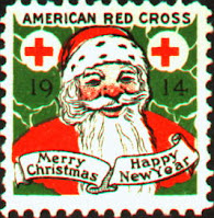 American Red Cross Christmas stamp