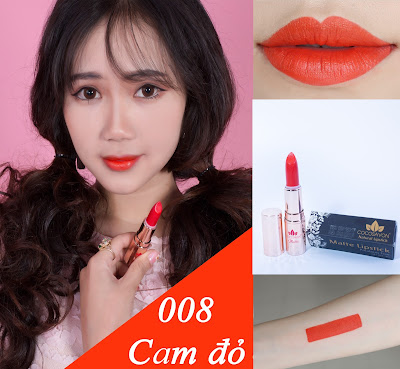 CAM ĐỎ- SON HANDMADE MATTE LIPSTICK COCOSAVON