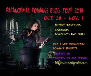 Paranormal Romance Blog Tour 2019 Oct 28 - Nov 1