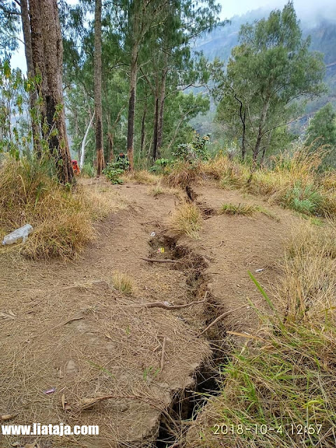 Foto Kondisi Gunung Rinjani Setelah Gempa Lombok - liataja.com