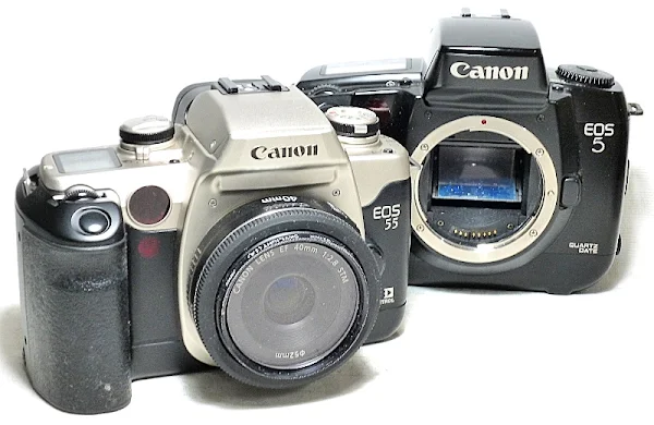 Canon EOS 55, Canon EF 40mm 1:2.8 STM, Canon EOS 5 QD
