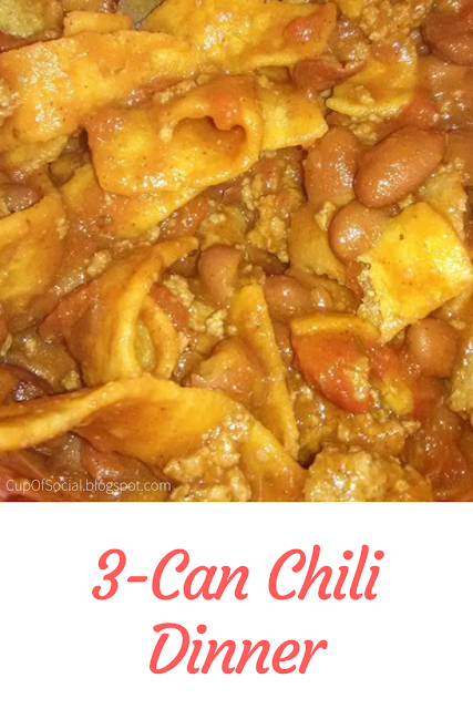 3-Can Chili, A Gluten Free Vegetarian Pantry Meal | A Cup of Social