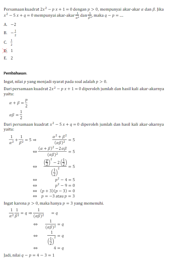 Yuk Mojok!: 18+ Contoh Soal Matematika Dasar