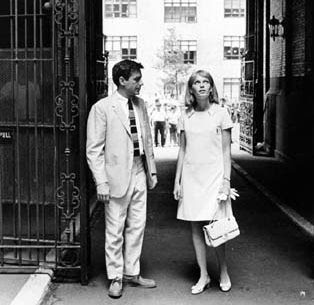 John Cassavetes & Mia Farrow at the Dakotoa